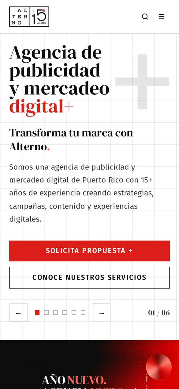 Portada en celular