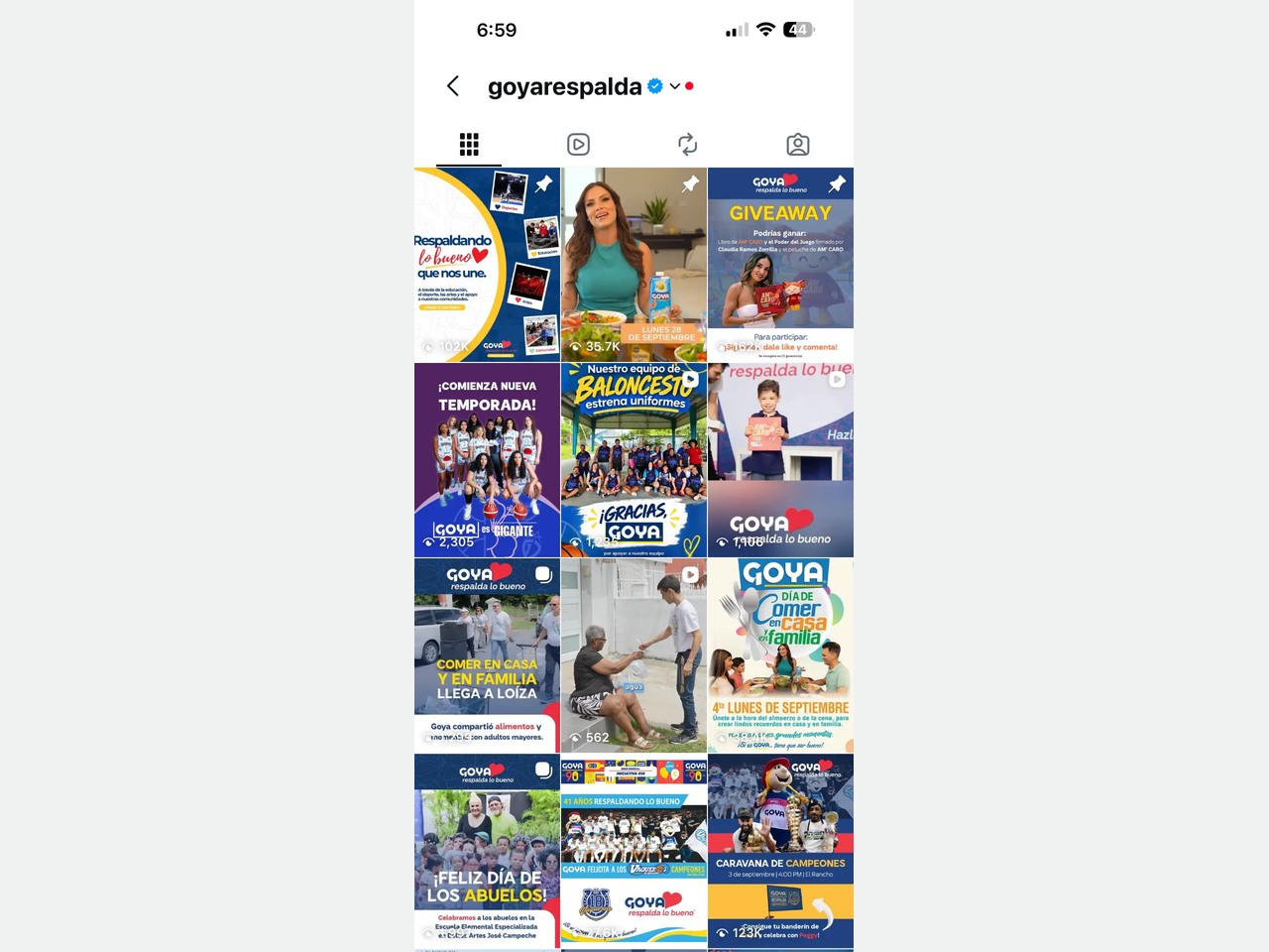 Proyecto de Goya Respalda lo Bueno: Una comunidad alrededor de lo bueno — Redes Sociales y Contenido por Alterno Agency