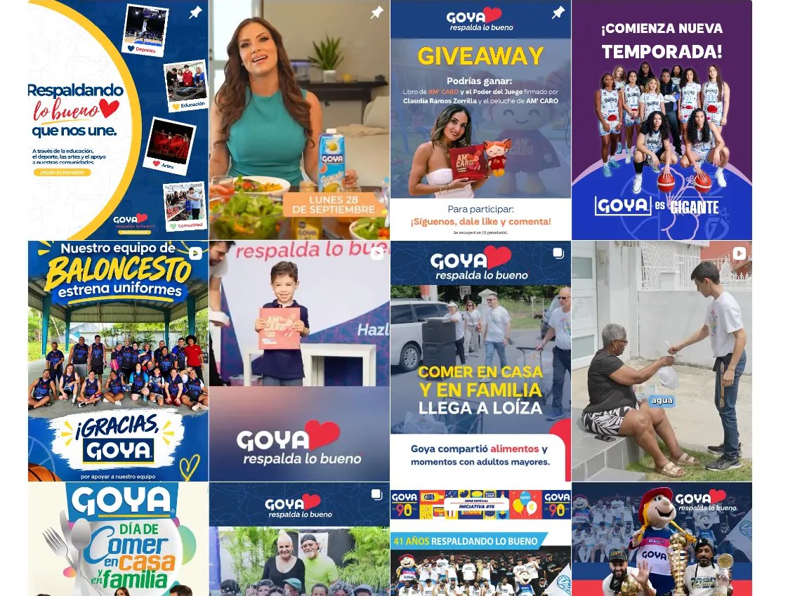 Vista del proyecto Una comunidad alrededor de lo bueno para Goya Respalda lo Bueno