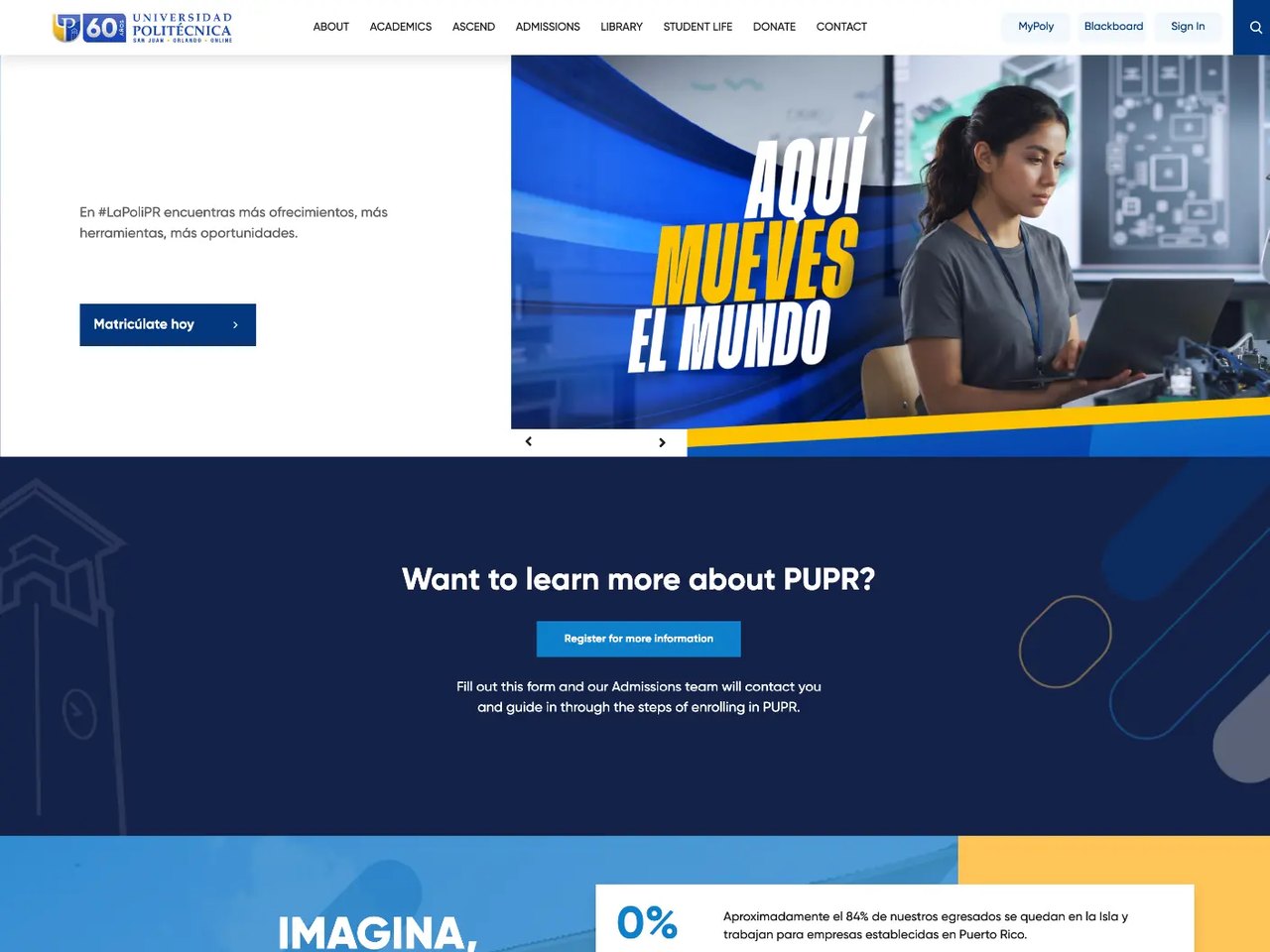 Composición de proyectos de desarrollo web, contenido y campañas realizados por Alterno Agency en Puerto Rico